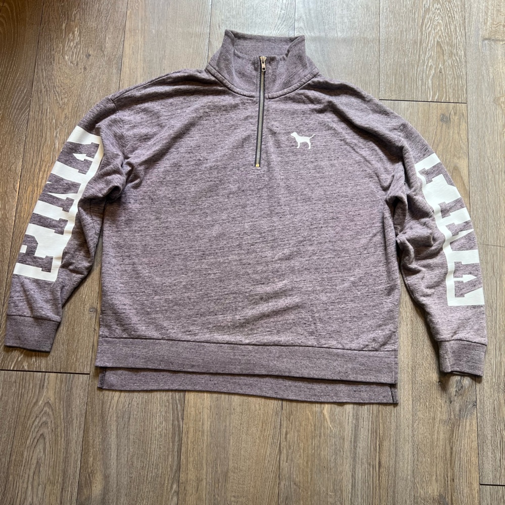 Victoria's Secret PINK Zip-Up - Heather Gray